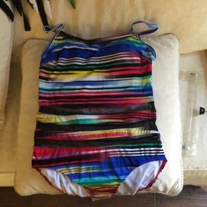 Colorful one piece bathing suit sizeXL